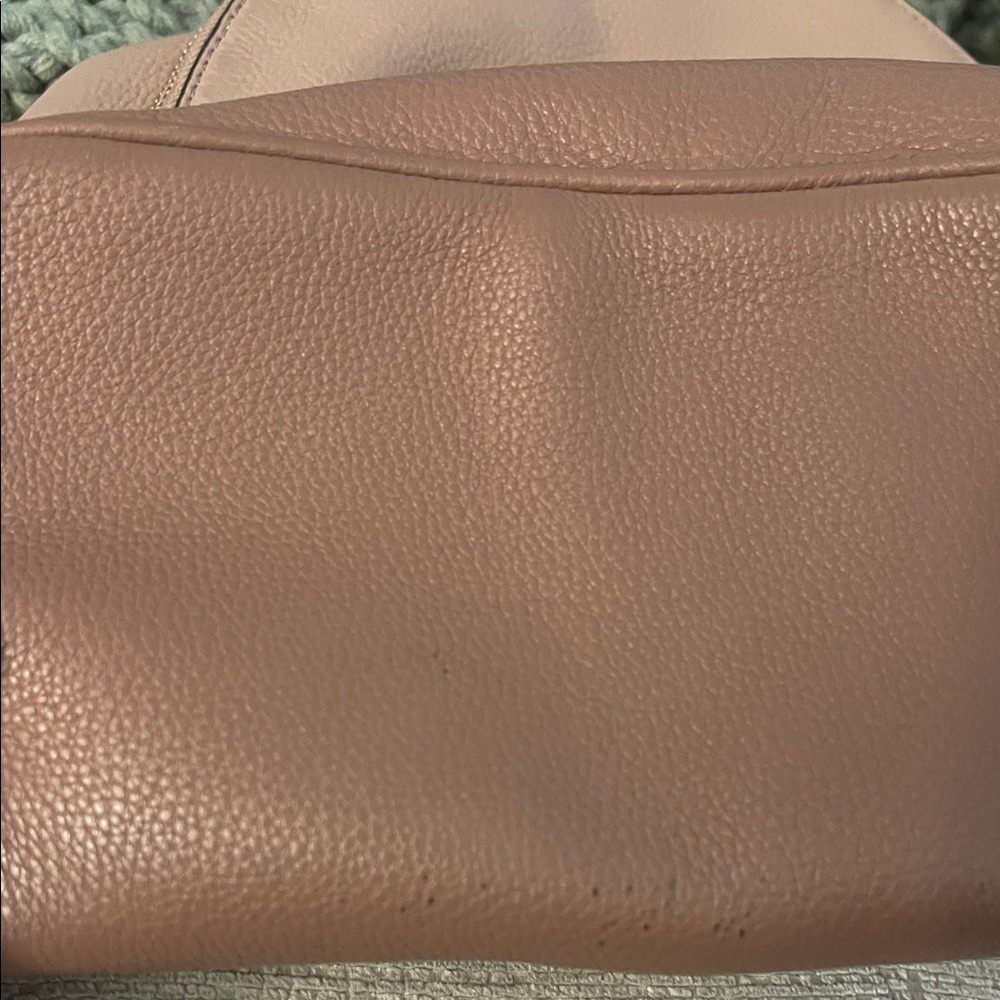Michael Kors Rhea Medium Color-Block Pebbled Leather Backpack - Picture 9 of 10
